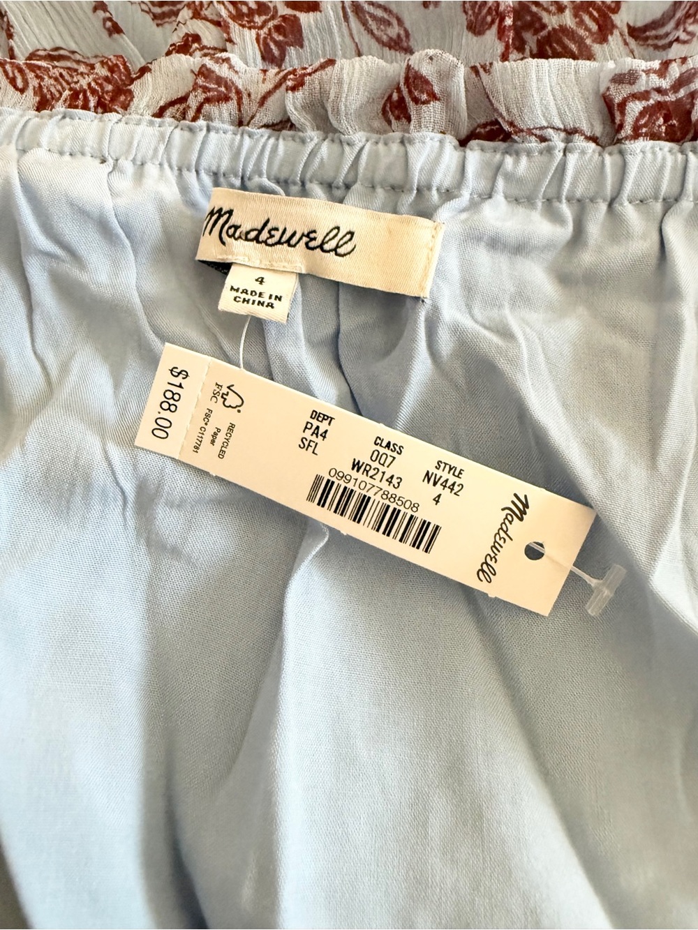 Madewell Puff-Sleeve Mini Dress in Floral - Picture 12 of 13